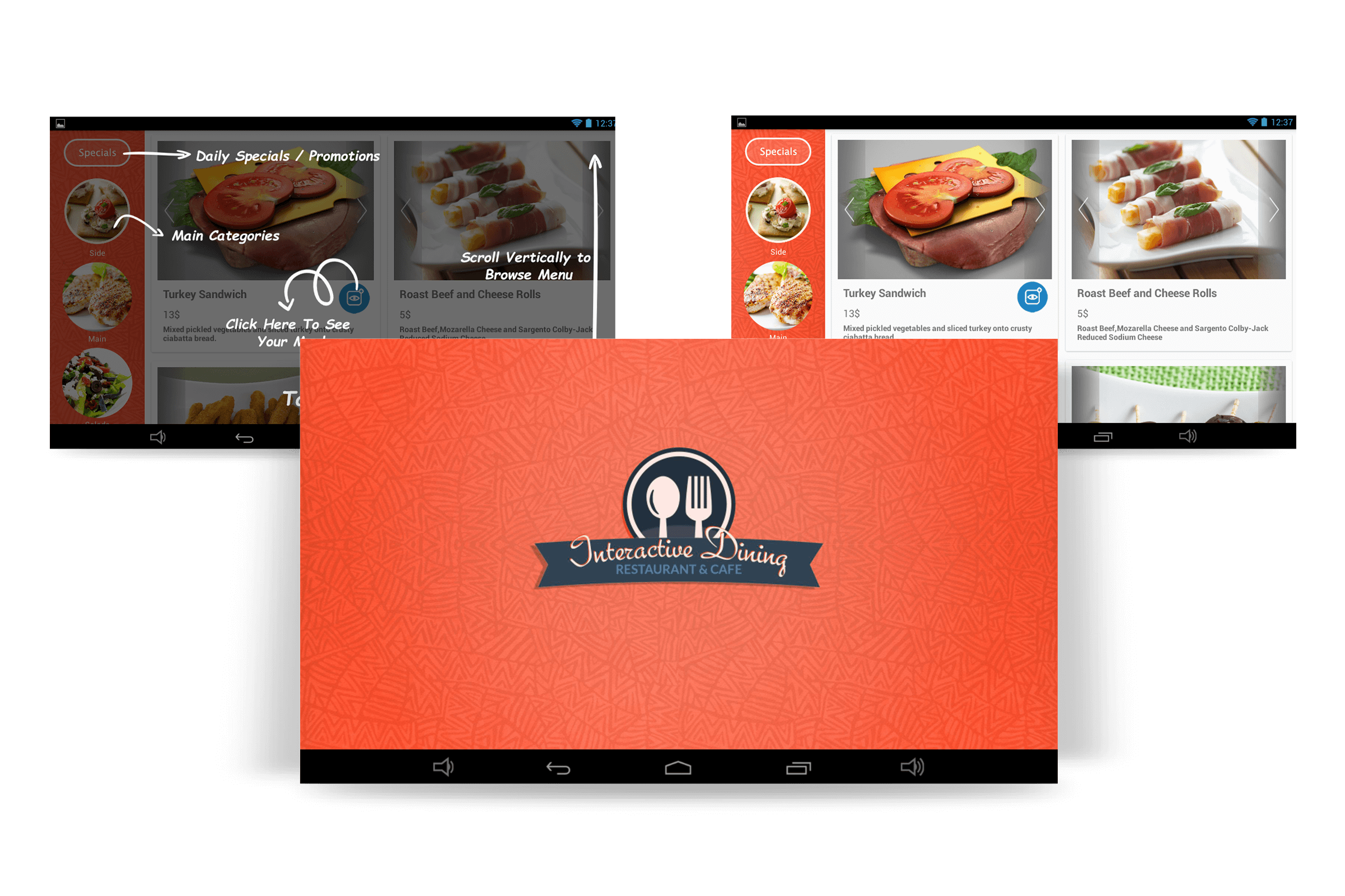 Interactive Dining Demo